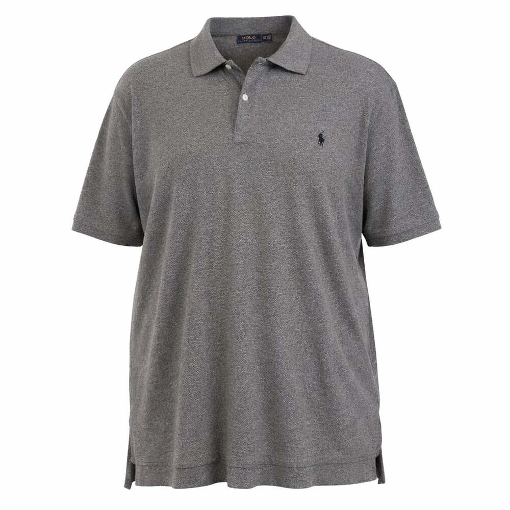 Polo Ralph Lauren Men's Big & Tall Classic Fit Soft Cotton Polo Shirt - Grey